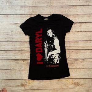I ❤️ Darryl Walking Dead shirt size M Black